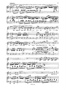 Wie stark ist nicht dein zauberton: For tenor and piano by Wolfgang Amadeus Mozart