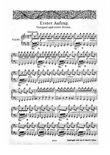 The Valkyrie , WWV 86b: Piano-vocal score by Richard Wagner