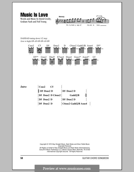 Music Is Love (Crosby, Stills & Nash) by D. Crosby, G. Nash, N. Young