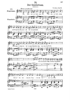 Der Geistertanz (Ghost Dance), D.116: For medium voice and piano by Franz Schubert