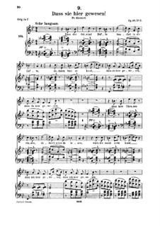 Dass sie hier gewesen, D.775 Op.59 No.2: For medium voice and piano by Franz Schubert