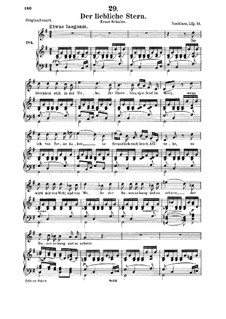 Der liebliche Stern (The Lovely Star), D.861: For medium voice and piano by Franz Schubert