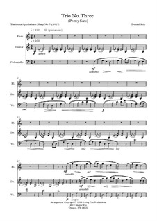 Trio No.3 (Pretty Saro): Trio No.3 (Pretty Saro) by Donald Sade