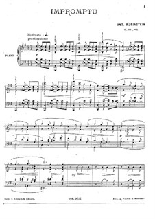 Six Pieces, Op.104: No.5 Impromptu by Anton Rubinstein