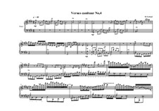 Versus canitur for piano solo 'a Glenn Gould study': No.4, MVWV 739 by Maurice Verheul
