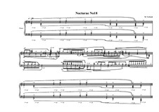 Nocturne No.18 for piano, MVWV 777: Nocturne No.18 for piano by Maurice Verheul
