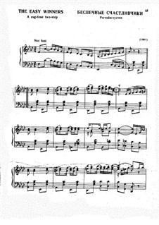The Easy Winners: For piano by Scott Joplin