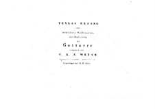 Teklas Gesang: Version for voice and guitar by Christopher Ernst Friedrich Weyse