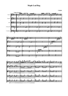 Maple Leaf Rag: For string quintet by Scott Joplin