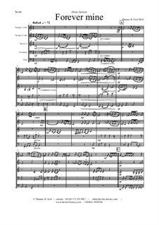 Forever Mine. Waltz: For brass quintet by THG THG