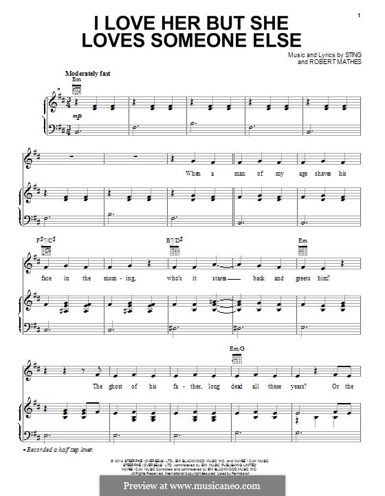 I Love Her But She Loves Someone Else By Sting R Mathes On Musicaneo I Love Her But She Loves Someone Else By Sting R Mathes On Musicaneo