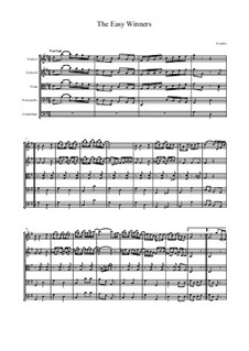 The Easy Winners: For string quintet by Scott Joplin