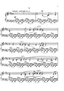 Six Moments Musicaux, Op.16: No.5 Adagio sostenuto by Sergei Rachmaninoff