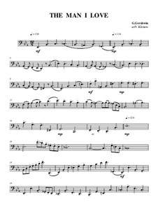 The Man I Love: Cello part, Op.5 No.5 by George Gershwin