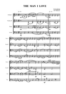 The Man I Love: Score, Op.5 No.5 by George Gershwin