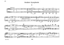 Symphony No.6 in A Major, WAB 106: Arrangement for piano four hands by Anton Bruckner