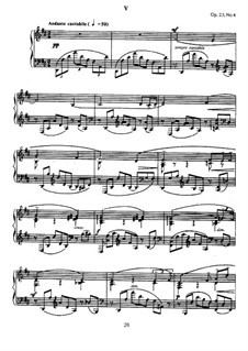 Prelude No.4 in D Major: For piano by Sergei Rachmaninoff