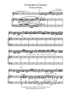 O Carolan's Concerto: For violin and piano by Turlough O'Carolan