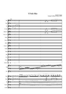 O Sole Mio: For solo and symphonic orchestra by Eduardo di Capua