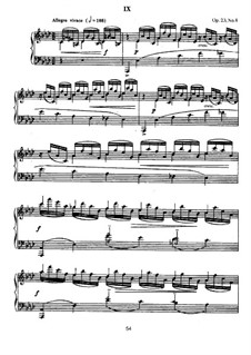 Prelude No.8 in A Flat Major: For piano by Sergei Rachmaninoff