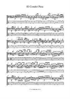 El condor pasa (Flight Condor): For bass guitar with tab by folklore