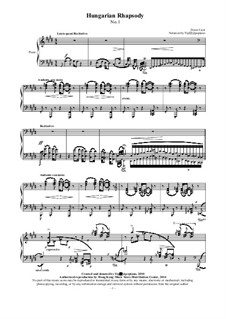 No.1 in C Sharp Minor, S.244: For piano by Franz Liszt