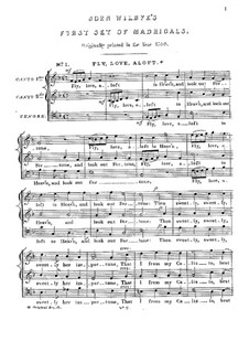 English Madrigals I: No.1-6 by John Wilbye