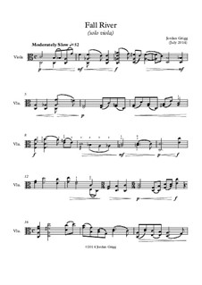 Fall River (solo viola): Fall River (solo viola) by Jordan Grigg