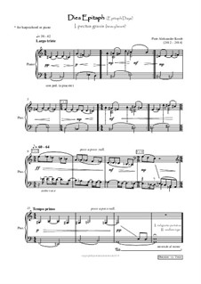 Dies Epitaph (Epitaph Days): Part I by Piotr Aleksander Korab