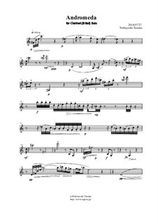 Andromeda for Clarinet Solo: Andromeda for Clarinet Solo by Nobuyoshi Tanaka