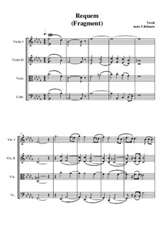 Messa da Requiem from Giuseppe Verdi  buy now in the Stretta sheet music  shop