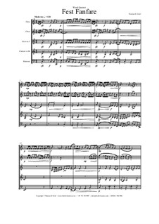 Fest Fanfare: For wind quintet by THG THG
