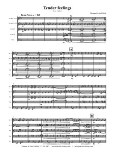 Tender feelings - Bossa Nova: For brass quintet by THG THG
