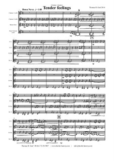 Tender feelings - Bossa Nova: For clarinet quartet by THG THG
