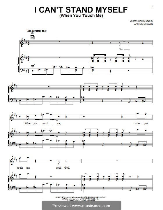I Can't Stand Myself (When You Touch Me) by J. Brown on MusicaNeo