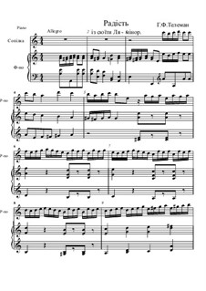 Suite in A Minor: Allegro by Georg Philipp Telemann