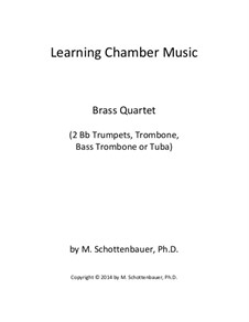 Learning Chamber Music: Brass quartet by Michele Schottenbauer