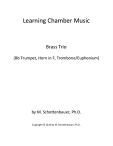 Learning Chamber Music: Brass trio by Michele Schottenbauer