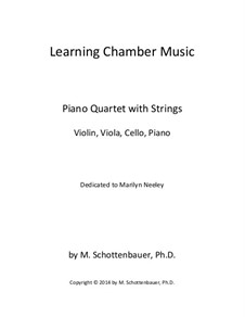 Learning Chamber Music: Piano quartet with strings by Michele Schottenbauer