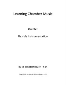 Learning Chamber Music: Quintet for flexible instrumentation by Michele Schottenbauer