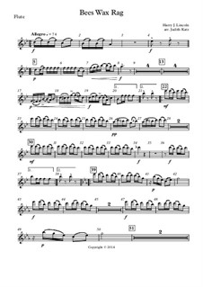 Bees Wax: For wind quintet - parts by Harry J. Lincoln