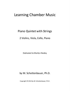 Learning Chamber Music: Piano quintet with strings by Michele Schottenbauer