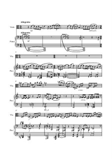 Variations for Viola and Piano: Score for two performers by Anastasia Feoktistova