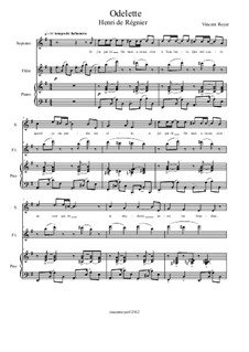 Odelette: Full score by Vincent Royer