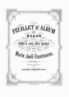 Feuillet d' Album: Feuillet d' Album by Marie Jaëll