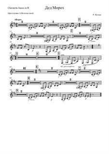 No.12 Knecht Ruprech (Saint Nicholas): Orchestration – clarinetto basso part by Robert Schumann