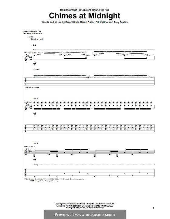 Chimes at Midnight (Mastodon) by B. Dailor, T. Sanders, B. Hinds, B