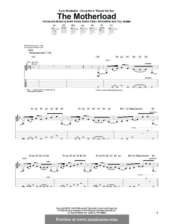 The Motherload (Mastodon) by B. Dailor, T. Sanders, B. Hinds, B. Kelliher on MusicaNeo