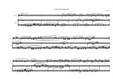 Jazz piece for Bassclarinet and Marimba 'A la faveur de la nuit' No.3, MVWV 329B: Jazz piece for Bassclarinet and Marimba 'A la faveur de la nuit' No.3 by Maurice Verheul