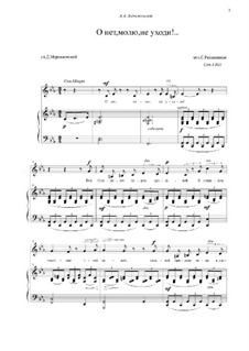 Six Romances, Op.4: No.1 Oh No, I Beg You, Forsake Me Not! by Sergei Rachmaninoff